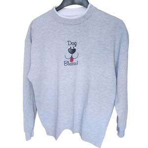 Gray Dog Blessed Sweatshirt